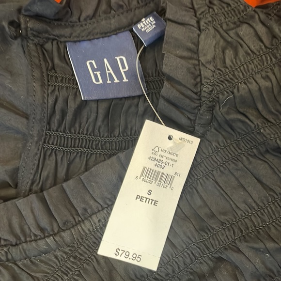 NWT Smocked Ruffle Sleeve Mini Dress - Small Petite - Picture 3 of 3